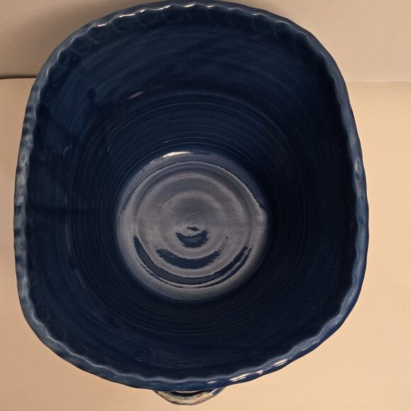 Williams Sonoma Blue Rustic Italian Vase - Picture 3 of 12